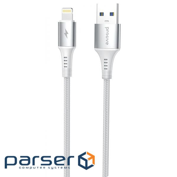 Кабель Proove WireX USB to Lightning 2.4A (1m) white (CCWX12001202)