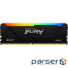 Модуль пам'яті KINGSTON FURY Beast RGB DDR4 3200MHz 8GB (KF432C16BB2A/8WP)