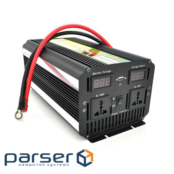 Інвертор напруги Voltronic Wm-7200 (4300Вт) + Charge 20A, 12 / 220 з апроксимованою (Wm-7200+ / 12) (Wm-7200+ / 12)