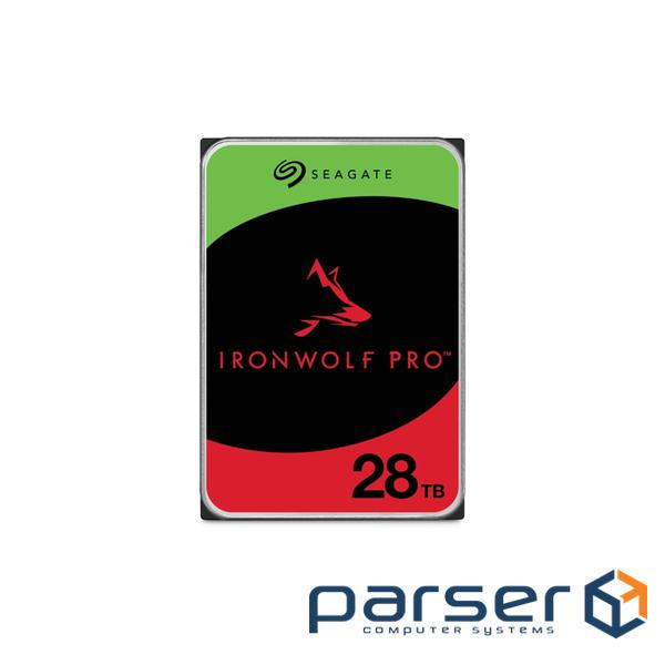 Жорсткий диск 3.5" SEAGATE IronWolf Pro 28TB SATA/512MB (ST28000NT000)