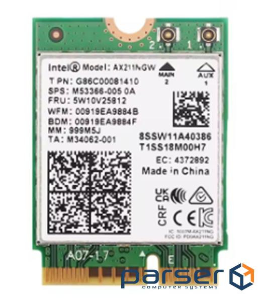 Мережева карта M.2, Fenvi AX210NGW, WiFi 6E (до 5374 Mbps), Bluetooth 5.3, Intel AX210