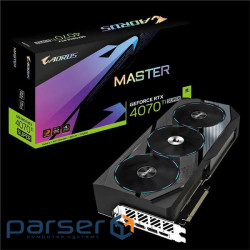 Відеокарта AORUS GeForce RTX 4070 Ti Super Master 16G (GV-N407TSAORUS M-16GD)