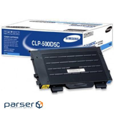 Картридж CLP-500, cyan, 5000стор . Samsung (CLP-500D5C) (CLP-500D5C/SEE)