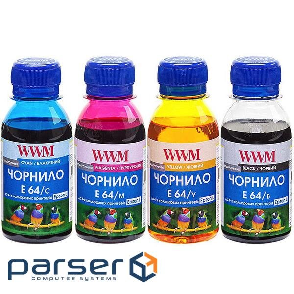Чорнило WWM EPSON L110/L210/L355 B/C/M/Y (E64SET4-2)