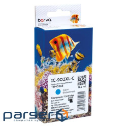 Картридж Barva HP 903XL (T6L87AE/T6M03AE) 825c, cyan (IC-903XL-C)