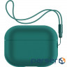 Чохол для навушників Armorstandart Silicone Case with straps для Apple Airpods Pro 2 Dark Green