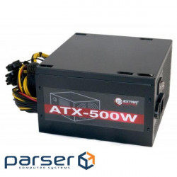 Power Supply Partizan AC220B-DC12В/ 1А (1333) GAMEMAX 450W (GM-450) Стандарт БП - ATX 12V v2.3, Мощность - 450Вт, Модуль PFC - активный, Подключение материнской платы - 20+4 pin, Подключение видеокарты - 1x6 pin, Количество разъемов SATA - 2, Количество разъемов Peripheral - 2, Тип охлаждения - вентилятор, Диаметр вентиляторов - 1x120 мм Extradigital 500W EDIPS500T (PSE3889)