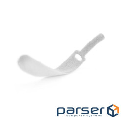 Стяжки на липучці 12*230мм, білі, ціна за штуку (01236) (01236)