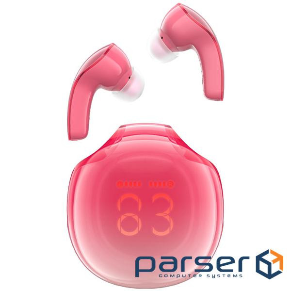 Навушники TWS Acefast T9 pomelo red (6974316282532)