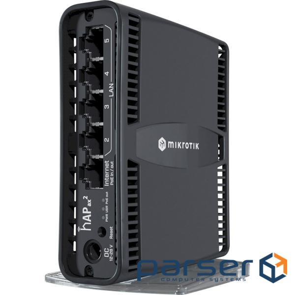 Wi-Fi роутер MIKROTIK hAP ax2 (C52IG-5HAXD2HAXD-TC)