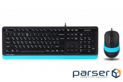 Комплект клавіатура + миша A4TECH Fstyler F1010 Blue (F1010 (Blue))