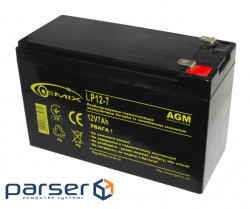 Accumulator battery Gemix 12В 7 Ач (LP12-7) (LP12-7.0)