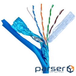 Кабель кручена пара GEAR FTP 4x2x0,51 Cat5E, CCA Premium, для внутрішніх робіт, (GEC-FTPCCA25051305) , (GEC-FTPCCA25051305)