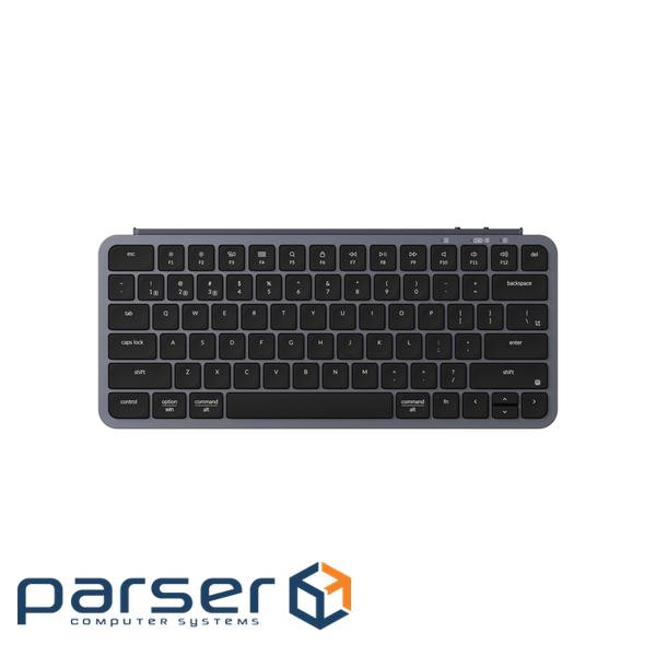 Клавіатура мембрана Keychron B1 Pro, USB/WL/BT, space gray (B1P-K1-UA)