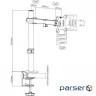 Bracket Brateck LDT12-C011