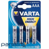 Батарейка Varta AAA Longlife Power лужна * 4 (04903121414)