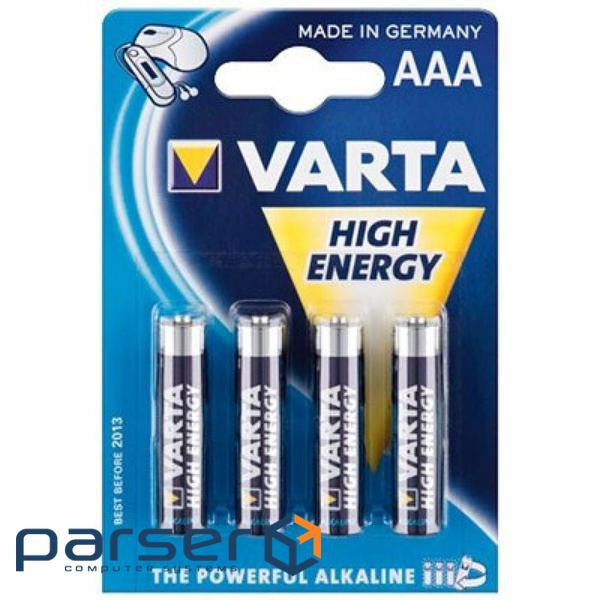 Батарейка Varta AAA Longlife Power лужна * 4 (04903121414)