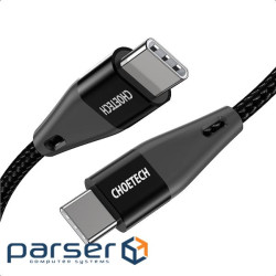 Кабель Choetech XCC-1008,USB 2.0, Power Delivery (PD), до 100 Ватт C-тато/C-тато, 1.8 м.
