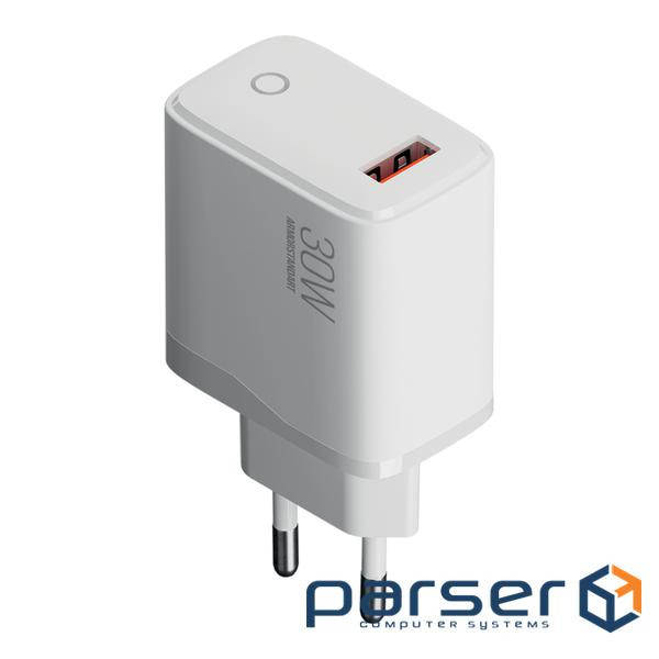 Зарядний пристрій Armorstandart AR013 USB-A 30W white (ARM84424)