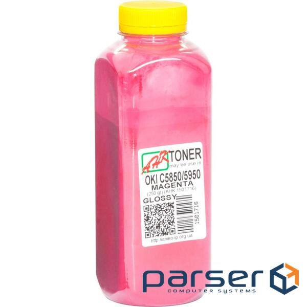 Тонер OKI C5850/5950, 250г Magenta Glossy AHK (1501716)