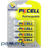 Акумулятор PkCell AA R6 NiMH 2800mAh * 4 (PC/AA2800-4B)