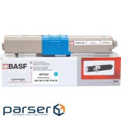 Тонер-картридж BASF OKI C301/C321/MC332/MC342/ 44973543 Cyan (KT-44973543)