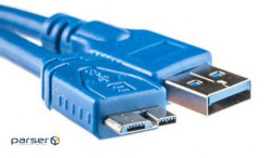 Дата кабель USB 3.0 AM to Micro 5P 1.5m PowerPlant (KD00AS1231)