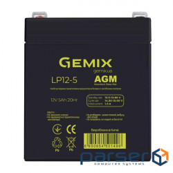 Батарея до ДБЖ Gemix 12В 5Ач (LP12-5) (LP125.0)