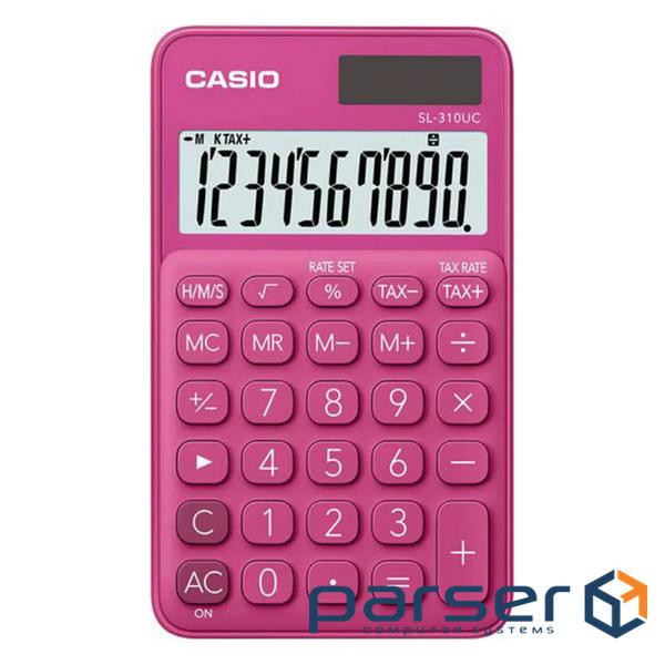 Калькулятор Casio SL-310UC-RD-W-EC, червоний (CALC-CAS-SL-310UC-RD)