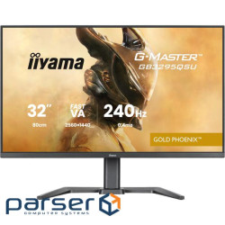 31.5" 16:9 ігровий VA РК монітор, 2560х1440, 0.4 м с (MPRT), 240 Гц, 400 кд/м2, FreeS (GB3295QSU-B1
