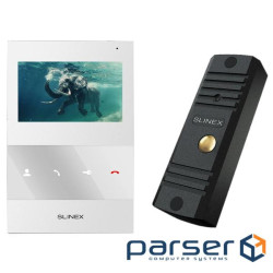 Kit video intercom Slinex ML-16HD(Black)+SQ-04M(White)