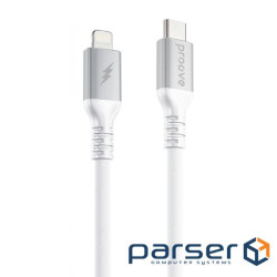 Кабель Proove ReGen Silicone Type-C to Lightning 27w (1m) white (CCRS60002102)