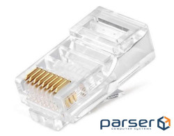 Конектор Merlion RJ-45 8P8C UTP Cat-5 (100 шт/уп) .) Q100 (YT-04548)