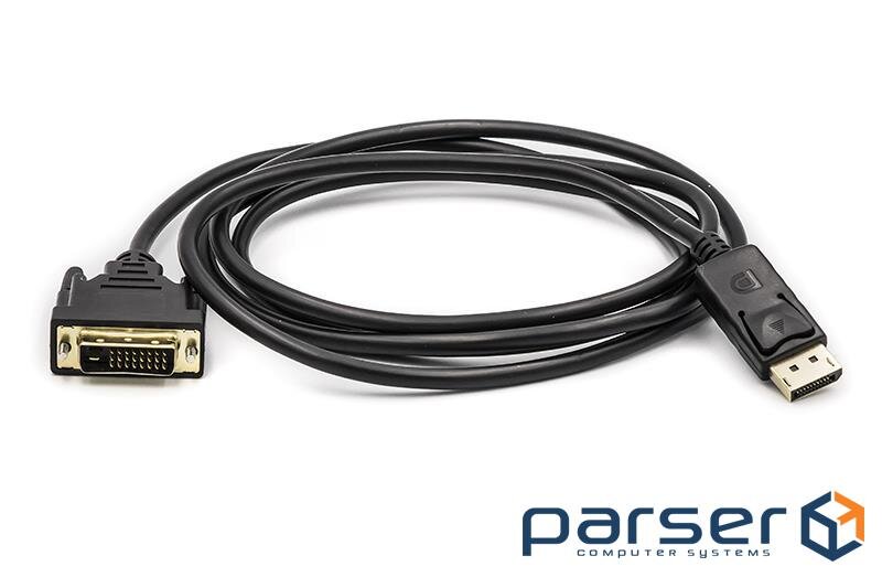 Cable POWERPLANT DisplayPort - DVI 1.8m Black (CA911158)