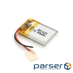 Літій-полімерний акумулятор 3,5*14*23mm (Li-ion 3.7В 85мА&middot,ч) (351423) ) (351423)