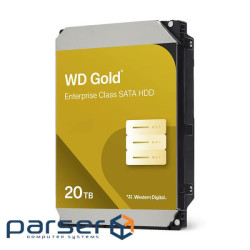 Жорсткий диск WD 20TB 3.5" 7200 512MB SATA Gold (WD203KRYZ)