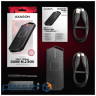 Зовнішній карман для накопичувачів AXAGON EEM2-GAM USB-C 10Gbps - M.2 NVMe & SATA SSD GAME M.2 box