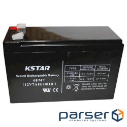 Accumulator battery KSTAR 6-FM-7 (12В, 7Ач)