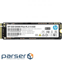 SSD HP EX900 Plus 512GB M.2 NVMe (35M33AA#ABB)