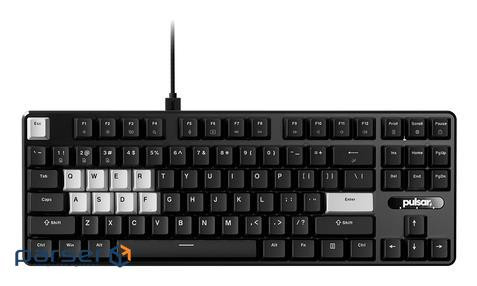 Клавіатура дротова PULSAR PCMK 2 HE TKL ANSI 8К чорна (PCMK2HE801B)