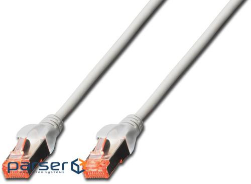 Патч корд DIGITUS CAT 6 S-FTP, 2м, AWG 27/ 7, LSZH, серый (DK-1644-020)