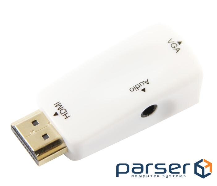 Adapter VOLTRONIC HDMI - VGA White (YT-CA-HDMI(M)/VGA(F))
