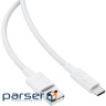 Кабель ACEFAST C18-04 USB-A to USB-C braid charging data cable White (6974316284260)