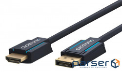 Кабель монітора-адаптер Click Tronic DisplayPort-HDMI M/M (HDMIекран ) 10.0m,v1.2 (75.04.4927)