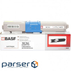 Тонер-картридж BASF OKI C510/511/530 Yellow 44469752 (KT-MC561Y) (BASF-KT-MC561Y)