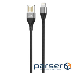 Кабель XO NB188 USB - Lightning, (M/M), 2.4A 1 м Gray (6920680879694)