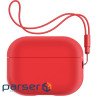 Чохол ArmorStandard Silicone Case with straps для Apple Airpods Pro 2 Red (ARM68614)