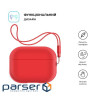 Чохол ArmorStandard Silicone Case with straps для Apple Airpods Pro 2 Red (ARM68614)