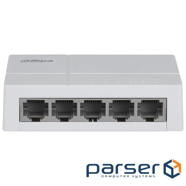 Комутатор 5 портів некерований Dahua DH-SF1005L