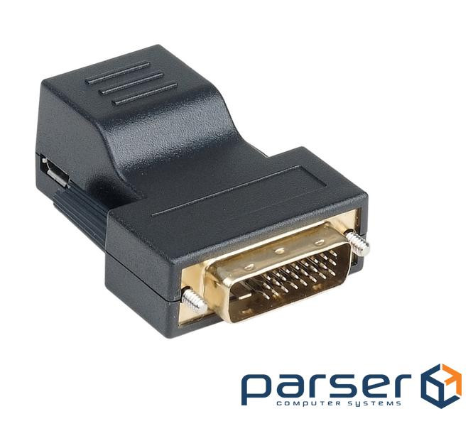 Audio Video Extension DVI M/ F 70.0m, (over 1xRJ45) Effective Pas, HQ, черный (78.01.6048-20)